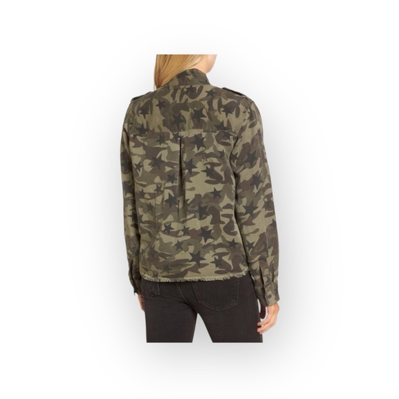 new Rails ✪ Star Camo Print Military Field Utility Jacket ✪ Army Camo Green ✪ XS - Picture 14 of 16